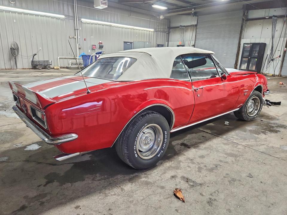 1967 Chevrolet Camaro მანქანა იყიდება აუქციონზე, vin: 123677N150833, აუქციონის ნომერი: 57340786