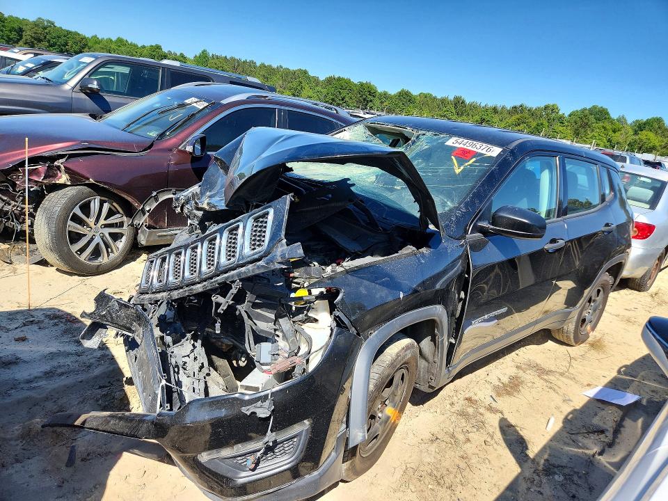 Aukcja sprzedaży 2018 Jeep Compass, vin: 3C4NJCABXJT133695, numer aukcji: 54496376