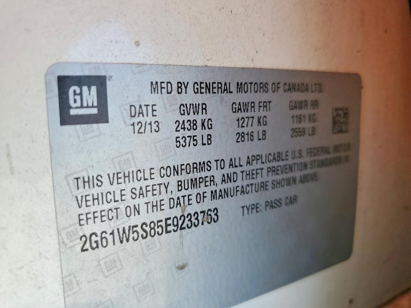 Продаж на аукціоні авто 2014 Cadillac Xts, vin: 2G61W5S85E9233763, номер лоту: 58983486