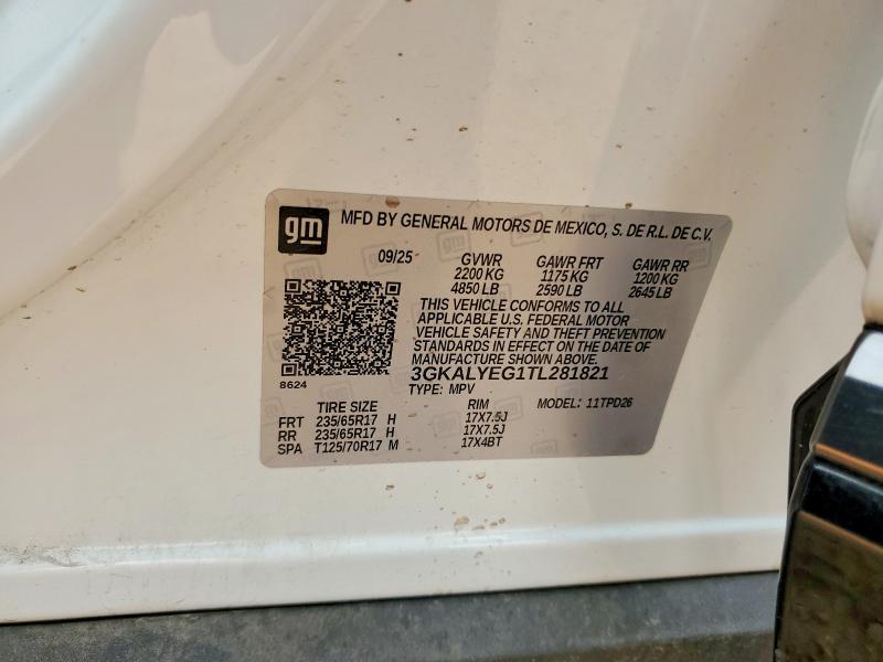 2026 Gmc Terrain მანქანა იყიდება აუქციონზე, vin: 3GKALYEG1TL281821, აუქციონის ნომერი: 59114336