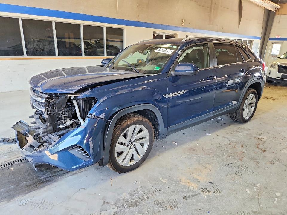 56586126 :رقم المزاد ، 1V2KC2CAXMC206316 vin ، 2021 Volkswagen Atlas Cross Sport مزاد بيع