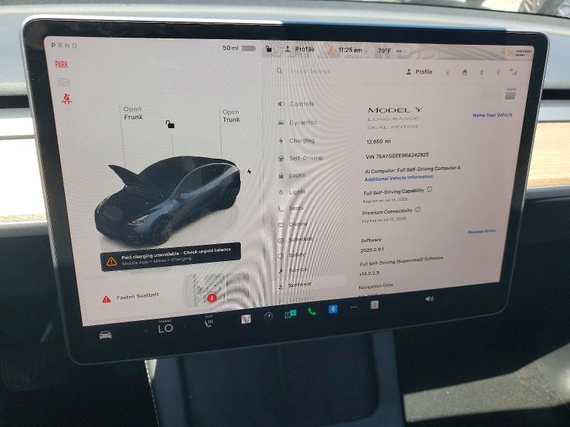 Aukcja sprzedaży 2024 Tesla Model Y, vin: 7SAYGDEE9RA242925, numer aukcji: 56258406