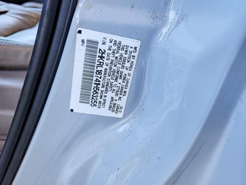 55640266 :رقم المزاد ، 2HKRL18741H563255 vin ، 2001 Honda Odyssey مزاد بيع