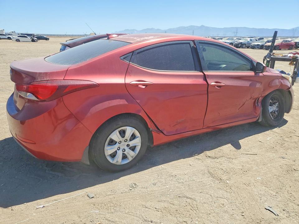 56831286 :رقم المزاد ، 5NPDH4AE3GH780004 vin ، 2016 Hyundai Elantra مزاد بيع