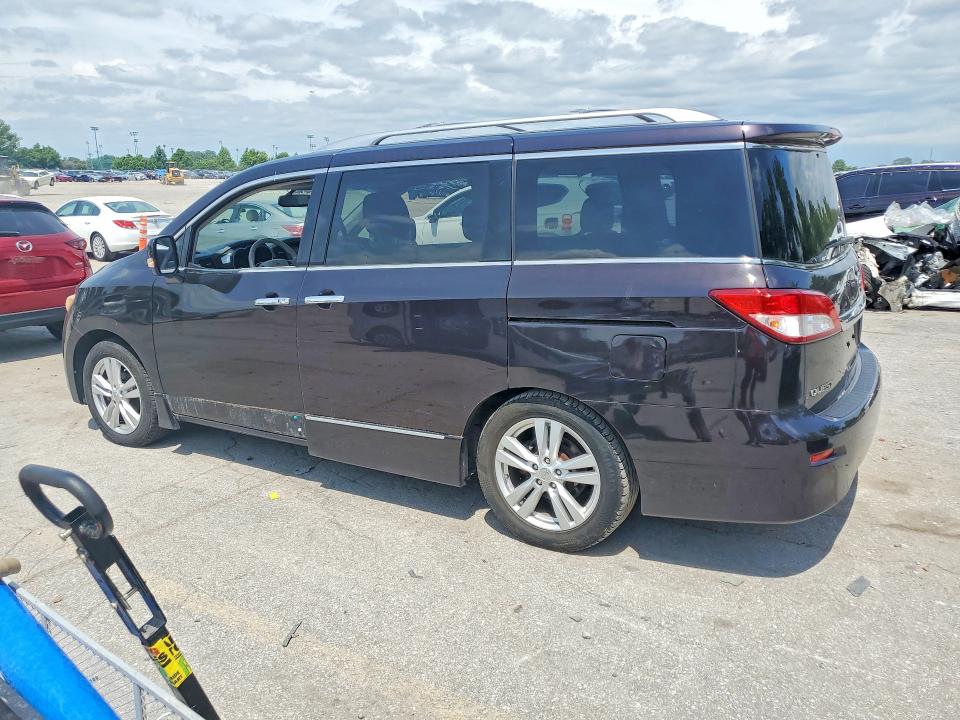 2011 Nissan Quest მანქანა იყიდება აუქციონზე, vin: JN8AE2KP4B9007175, აუქციონის ნომერი: 56296826