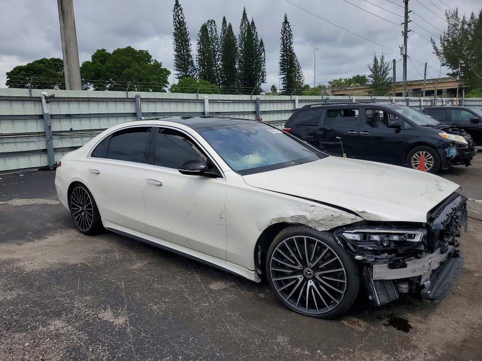 2022 Mercedes-benz S მანქანა იყიდება აუქციონზე, vin: W1K6G7GB2NA156750, აუქციონის ნომერი: 55870586