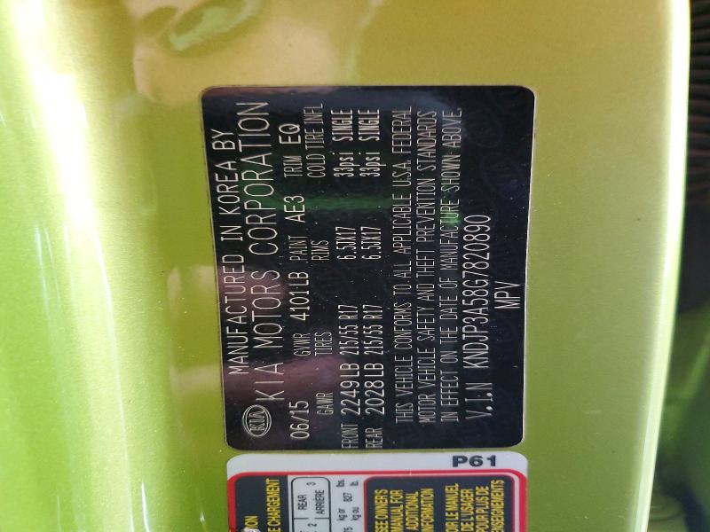 Aukcja sprzedaży 2016 Kia Soul, vin: KNDJP3A58G7820890, numer aukcji: 56507716