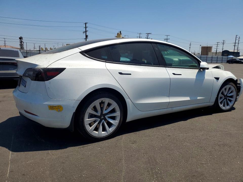2022 Tesla Model 3 მანქანა იყიდება აუქციონზე, vin: 5YJ3E1EA8NF245899, აუქციონის ნომერი: 58275476