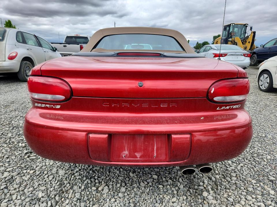 Aukcja sprzedaży 1999 Chrysler Sebring, vin: 3C3EL55H8XT505410, numer aukcji: 57617186
