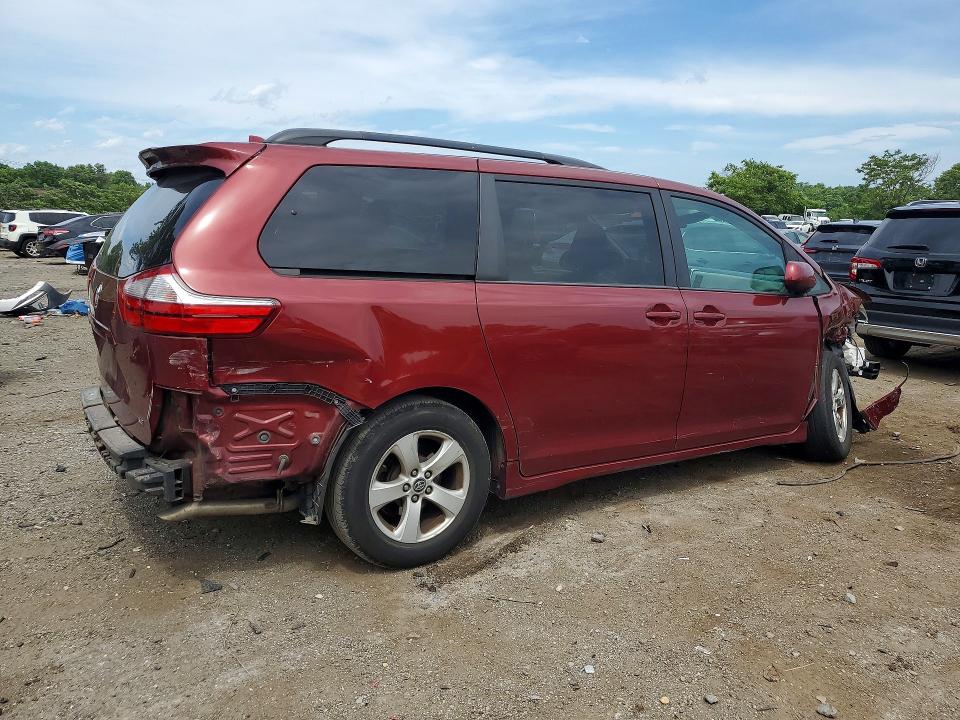 2019 Toyota Sienna მანქანა იყიდება აუქციონზე, vin: 5TDKZ3DC5KS988039, აუქციონის ნომერი: 57875156