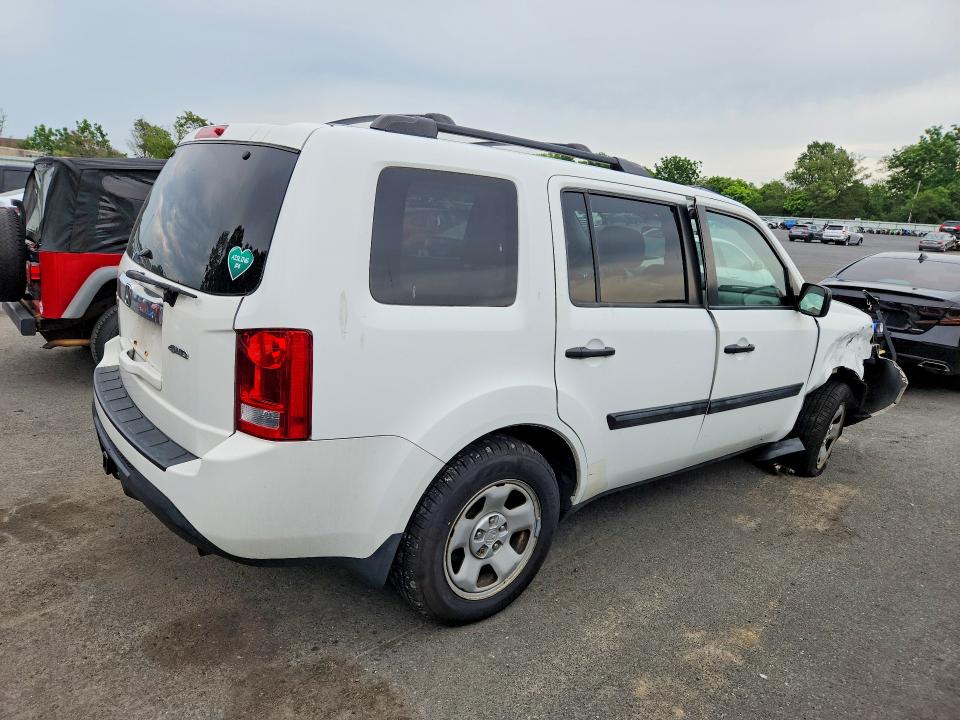 2013 Honda Pilot მანქანა იყიდება აუქციონზე, vin: 5FNYF4H24DB078528, აუქციონის ნომერი: 57443916