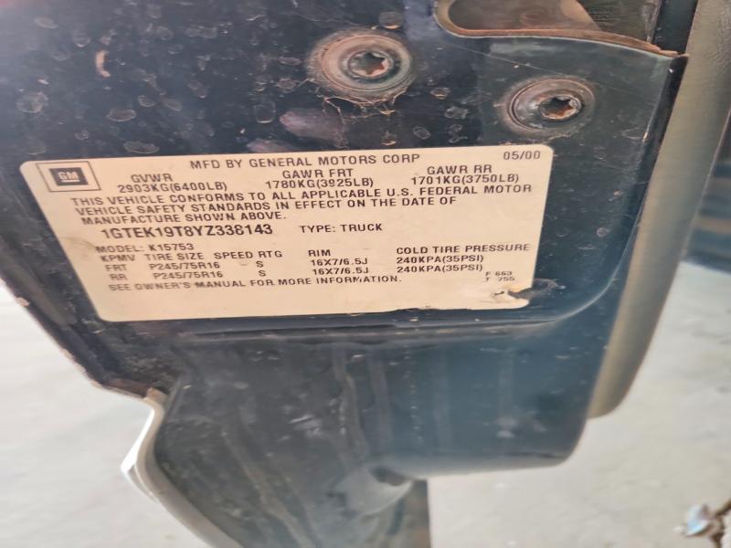 Продаж на аукціоні авто 2001 Gmc New Sierra, vin: 1GTEC19V71Z292762, номер лоту: 58141926