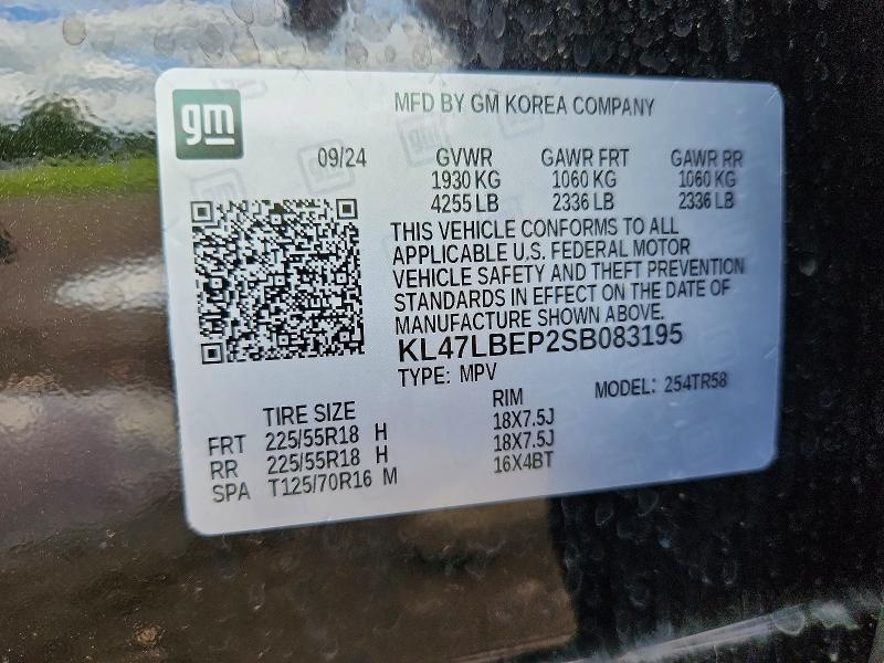 2025 Buick Envista მანქანა იყიდება აუქციონზე, vin: KL47LBEP2SB083195, აუქციონის ნომერი: 57373746