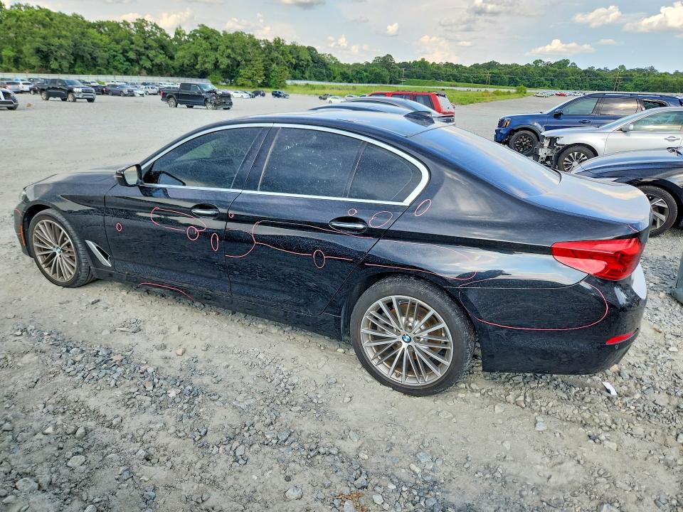 58798706 :رقم المزاد ، WBAJA5C54JWA37038 vin ، 2018 Bmw 530 مزاد بيع