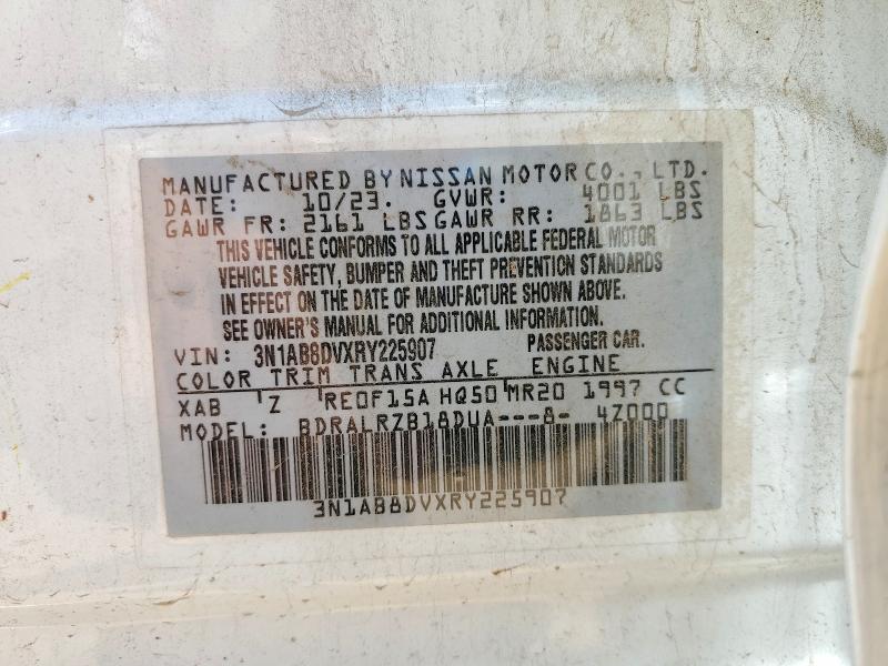 Продажа на аукционе авто 2024 Nissan Sentra, vin: 3N1AB8DVXRY225907, номер лота: 56860926