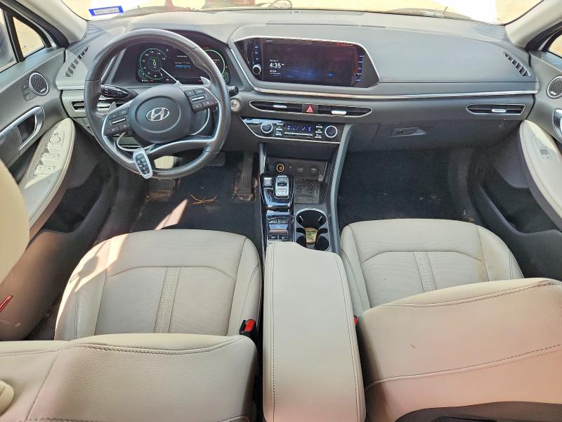 2022 Hyundai Sonata Hybrid მანქანა იყიდება აუქციონზე, vin: KMHL54JJ7NA053014, აუქციონის ნომერი: 56690486