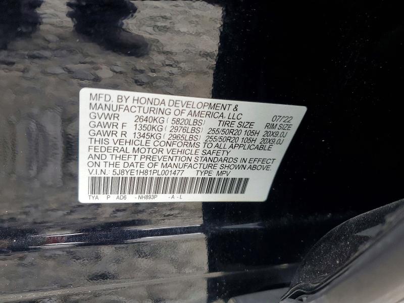 Aukcja sprzedaży 2023 Acura Mdx, vin: 5J8YE1H81PL001477, numer aukcji: 56037816