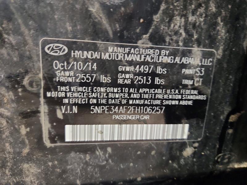 Продаж на аукціоні авто 2015 Hyundai Sonata, vin: 5NPE34AF2FH106257, номер лоту: 57503236