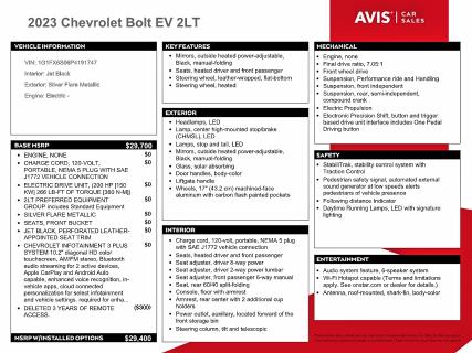Aukcja sprzedaży 2023 Chevrolet Bolt Ev, vin: 1G1FX6S06P4191747, numer aukcji: 56161516