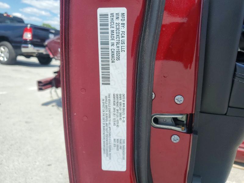 56085136 :رقم المزاد ، 2C3CDXCT9LH193205 vin ، 2020 Dodge Charger مزاد بيع