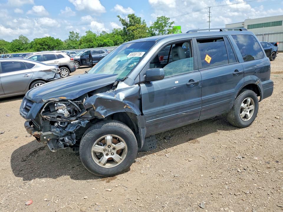 2004 Honda Pilot მანქანა იყიდება აუქციონზე, vin: 2HKYF185X4H536356, აუქციონის ნომერი: 55650776
