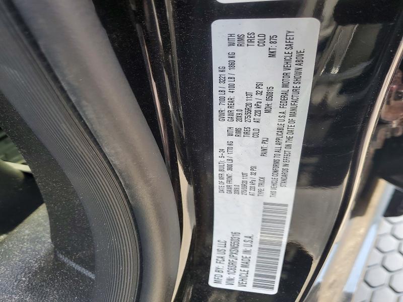 2025 Ram 1500 მანქანა იყიდება აუქციონზე, vin: 1C6SRFJPXSN550316, აუქციონის ნომერი: 53798446