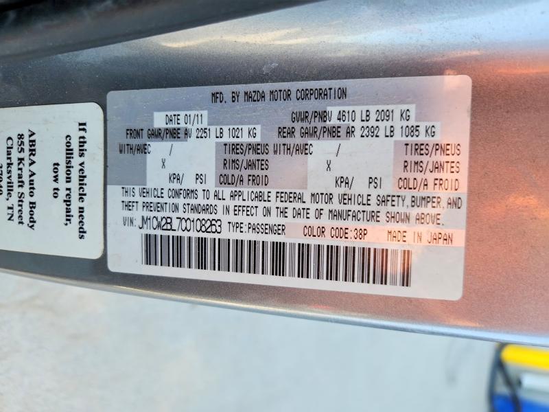 Aukcja sprzedaży 2012 Mazda 5, vin: JM1CW2BL7C0108263, numer aukcji: 55069176