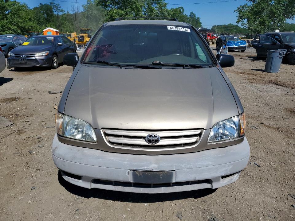 55785116 :رقم المزاد ، 4T3ZF19C62U506357 vin ، 2002 Toyota Sienna مزاد بيع