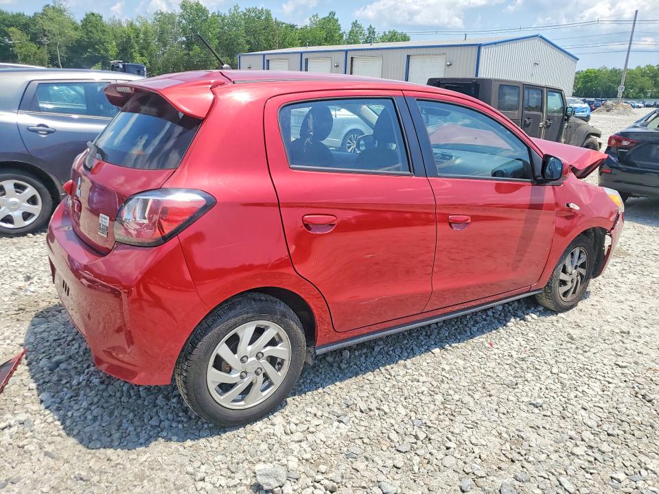 2021 Mitsubishi Mirage მანქანა იყიდება აუქციონზე, vin: ML32AUHJ7MH000758, აუქციონის ნომერი: 58957106