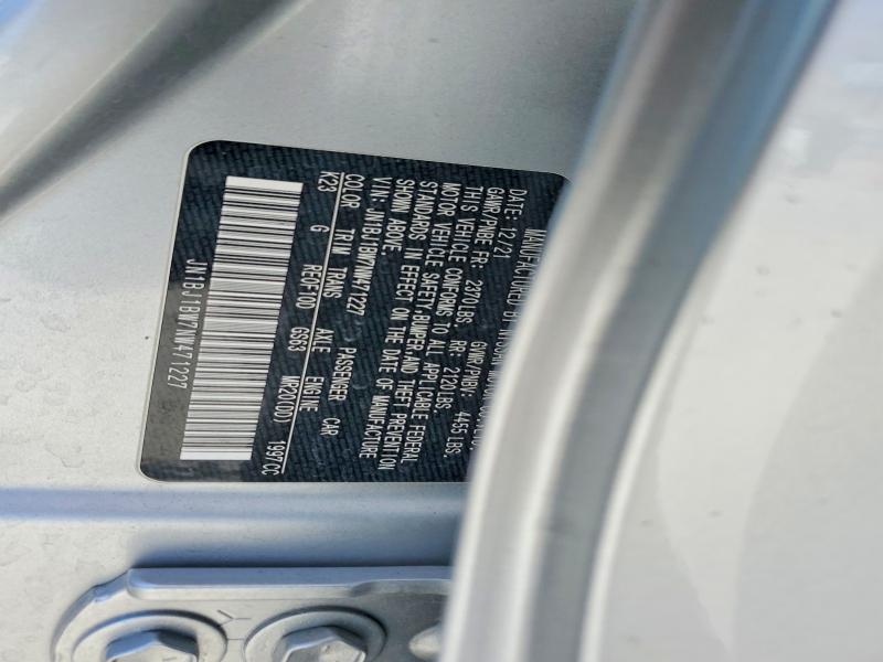 Продажа на аукционе авто 2022 Nissan Rogue Sport, vin: JN1BJ1BW7NW471227, номер лота: 55562286