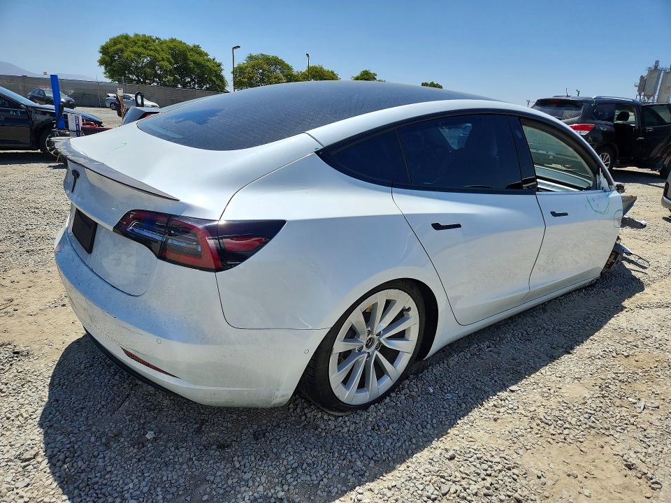56684096 :رقم المزاد ، 5YJ3E1EA9MF921548 vin ، 2021 Tesla Model 3 مزاد بيع