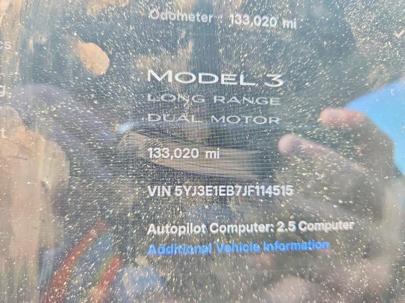 Aukcja sprzedaży 2018 Tesla Model 3, vin: 5YJ3E1EB7JF114515, numer aukcji: 58803426