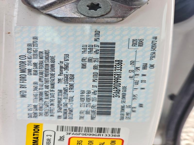 Продажа на аукционе авто 2016 Ford Fusion, vin: 3FA6P0D99GR133368, номер лота: 57207116