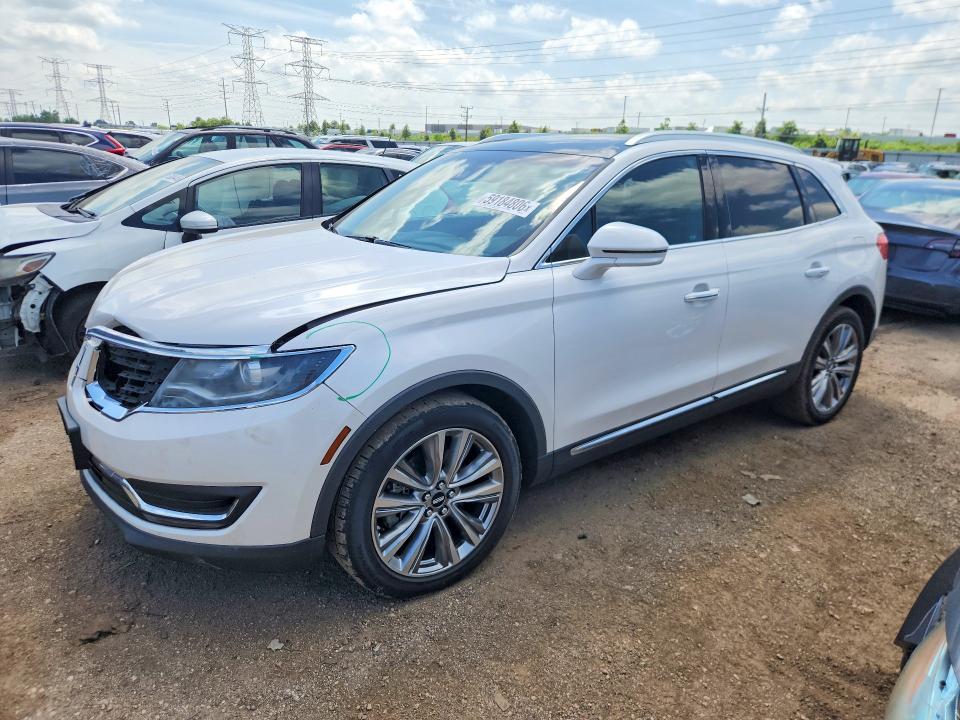 59184806 :رقم المزاد ، 2LMPJ8LP1JBL38641 vin ، 2018 Lincoln Mkx مزاد بيع