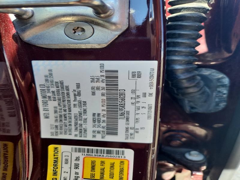 2018 Lincoln Continental მანქანა იყიდება აუქციონზე, vin: 1LN6L9SK8J5602813, აუქციონის ნომერი: 56639456