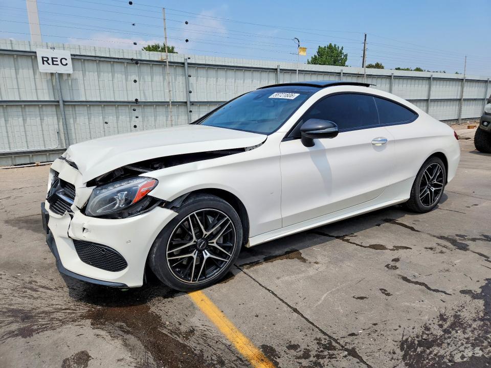 58721806 :رقم المزاد ، WDDWJ4KB7HF341164 vin ، 2017 Mercedes-benz C مزاد بيع