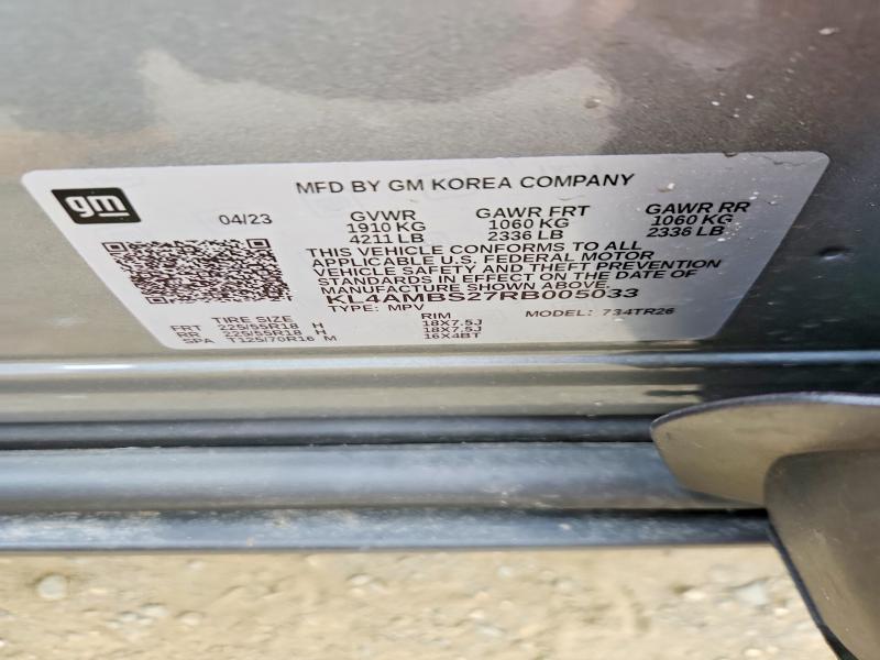 59115066 :رقم المزاد ، KL4AMBS27RB005033 vin ، 2024 Buick Encore Gx مزاد بيع