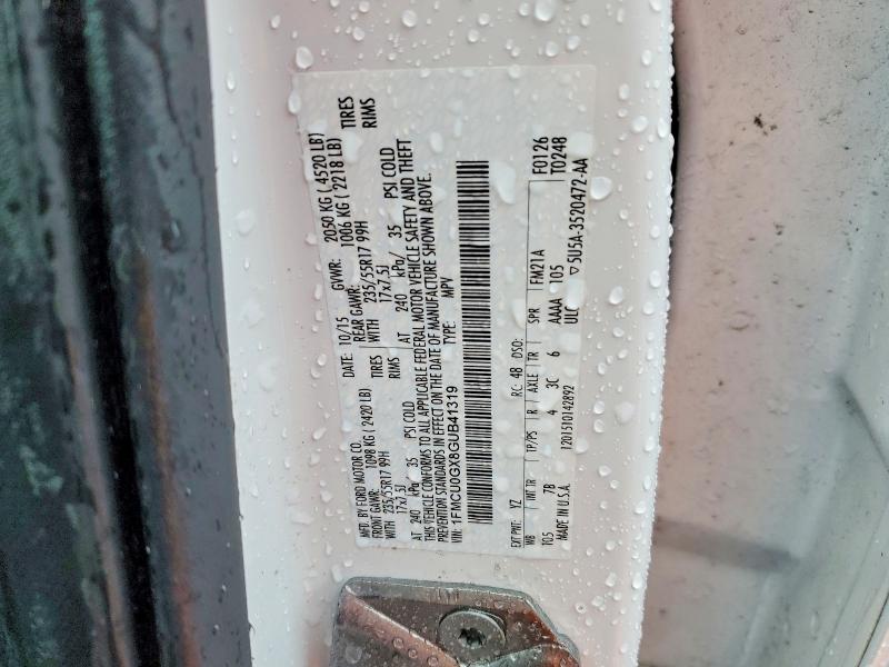 Продаж на аукціоні авто 2016 Ford Escape, vin: 1FMCU0GX8GUB41319, номер лоту: 56652246