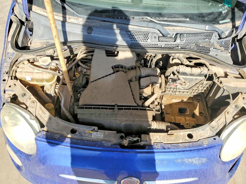 58140596 :رقم المزاد ، 3C3CFFAR5DT531462 vin ، 2013 Fiat 500 مزاد بيع