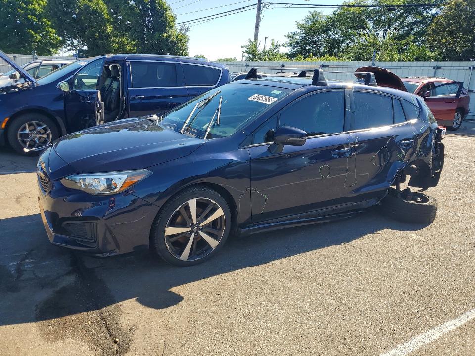 2019 Subaru Impreza მანქანა იყიდება აუქციონზე, vin: 4S3GTAM60K3737145, აუქციონის ნომერი: 58052956