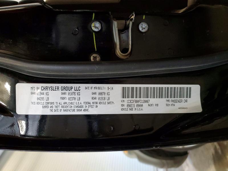 59128406 :رقم المزاد ، 1C3CDFBB0FD128067 vin ، 2015 Dodge Dart مزاد بيع