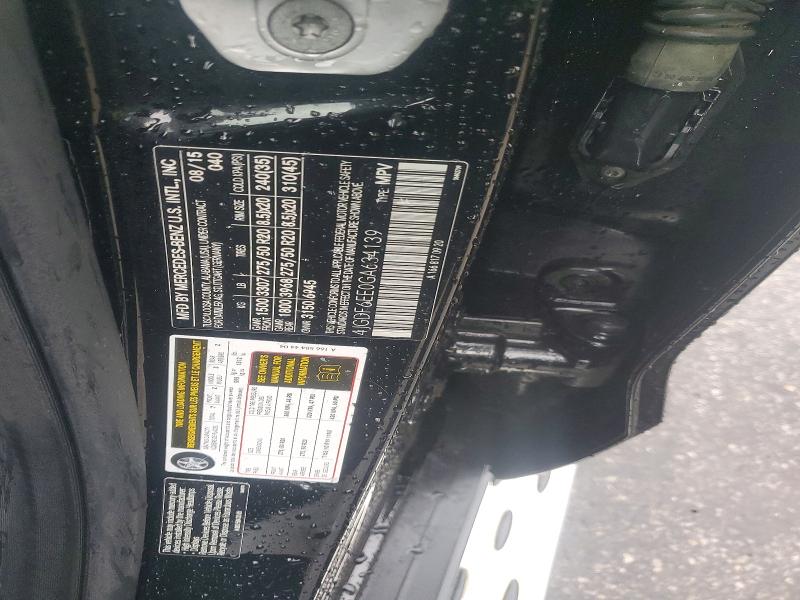 Auction sale of the 2016 Mercedes-benz Gl, vin: 4JGDF6EE0GA634139, lot number: 59062656