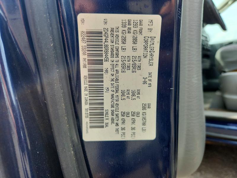 Продажа на аукционе авто 2006 Dodge Grand Caravan, vin: 2D4GP44L86R804456, номер лота: 56867806