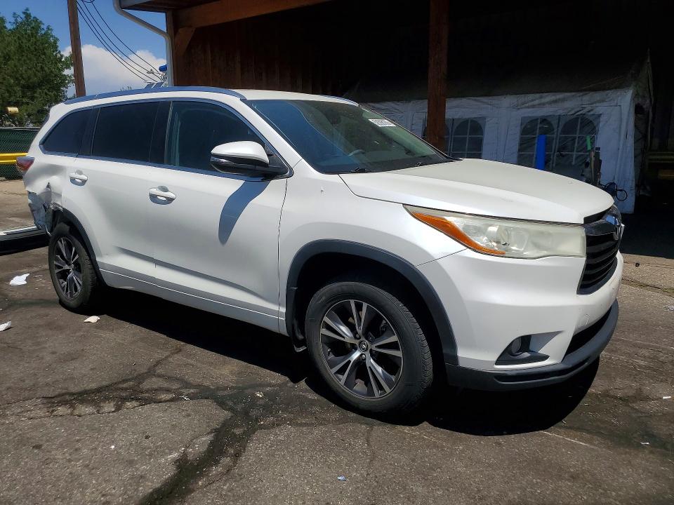 Продаж на аукціоні авто 2016 Toyota Highlander, vin: 5TDJKRFH2GS313722, номер лоту: 56598186