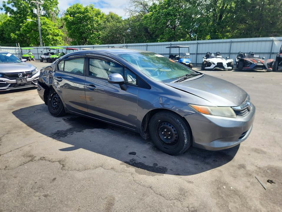 2012 Honda Civic მანქანა იყიდება აუქციონზე, vin: 19XFB2F52CE072655, აუქციონის ნომერი: 56151186