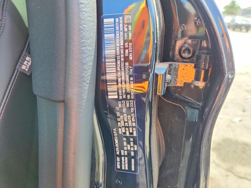 2024 Alfa Romeo Stelvio მანქანა იყიდება აუქციონზე, vin: ZASPAKBN4R7D75336, აუქციონის ნომერი: 58955746