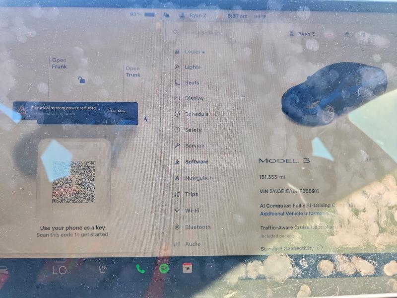 Продаж на аукціоні авто 2022 Tesla Model 3, vin: 5YJ3E1EA6NF368911, номер лоту: 57172416