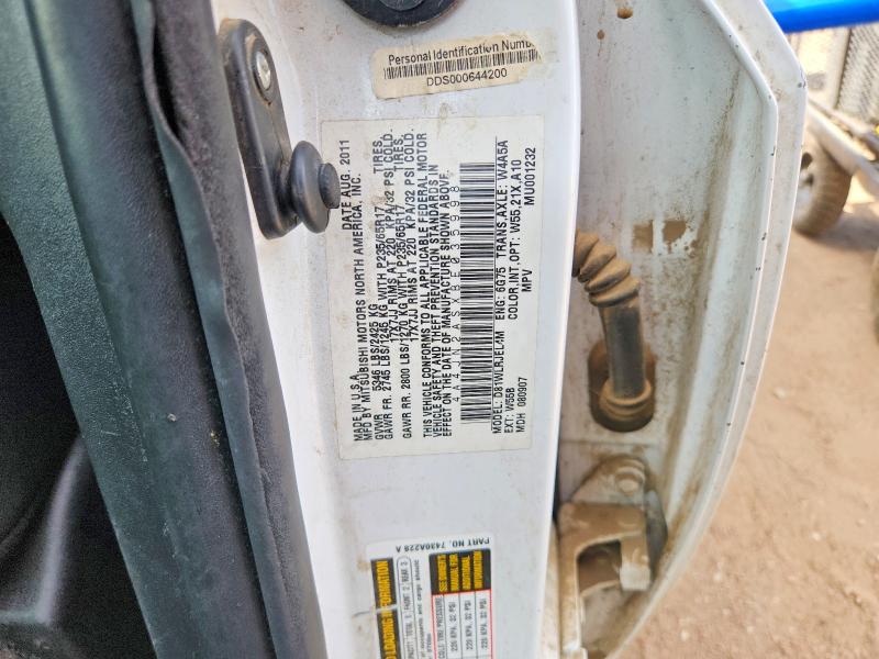 2011 Mitsubishi Endeavor მანქანა იყიდება აუქციონზე, vin: 4A4JN2ASXBE035998, აუქციონის ნომერი: 57679466