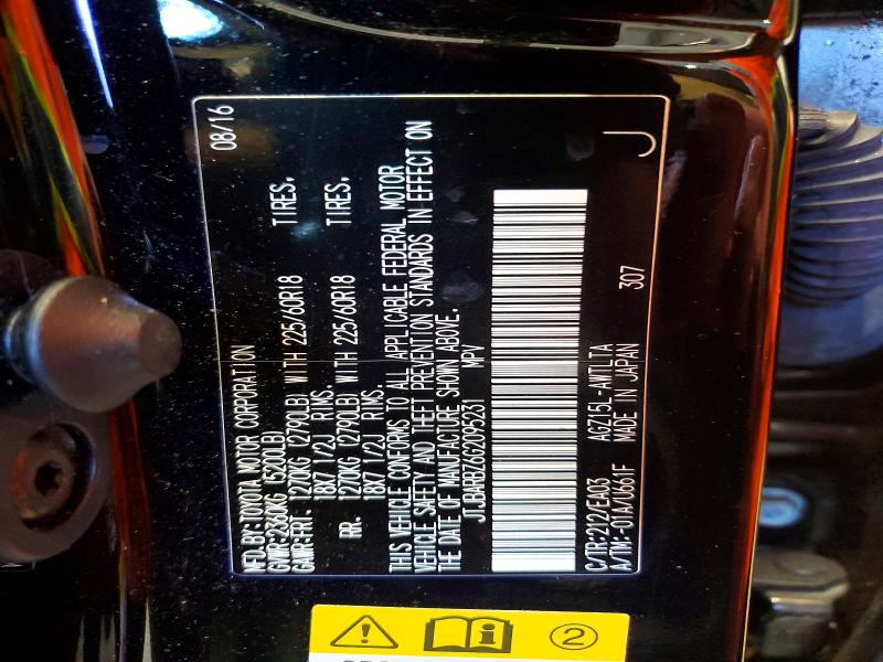 Продаж на аукціоні авто 2016 Lexus Nx 200t, vin: JTJBARBZ6G2095231, номер лоту: 55710796