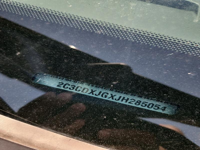 58818036 :رقم المزاد ، 2C3CDXJGXJH285054 vin ، 2018 Dodge Charger مزاد بيع